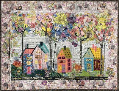 Fiberworks Birch Street Collage Pattern