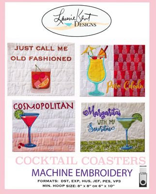 Laurie Kent Designs Cocktail Coasters Usb Version