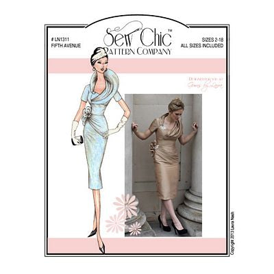 Sew Chic Patterns Fifth Avenue Cocktail Dress