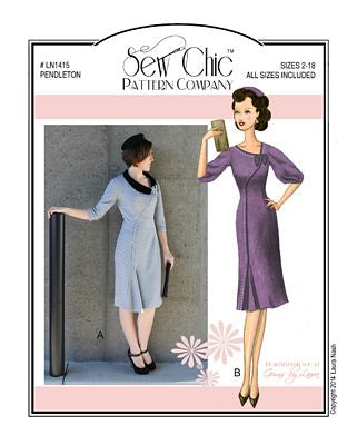 Sew Chic Patterns Pendleton Sheath