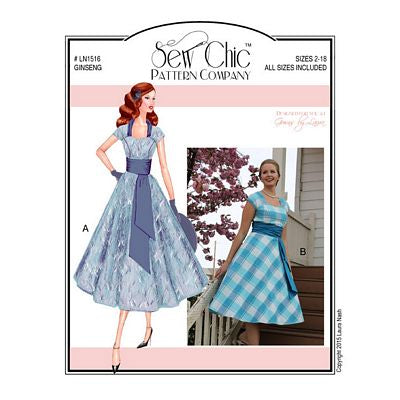 Sew Chic Patterns Ginseng Dress