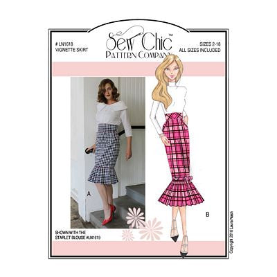 Sew Chic Patterns Vignette Skirt