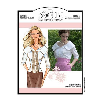Sew Chic Patterns Portrait Blouse