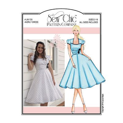 Sew Chic Patterns Averly Dress