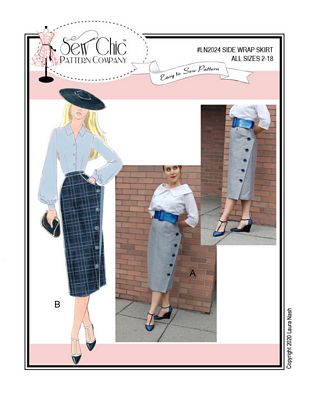 Sew Chic Patterns Side Wrap Skirt