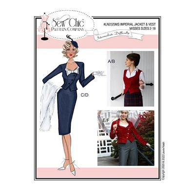 Sew Chic Patterns Imperial Jacket or Vest