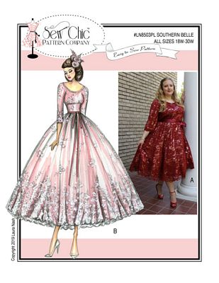 Sew Chic Patterns Southern Belle - Plus