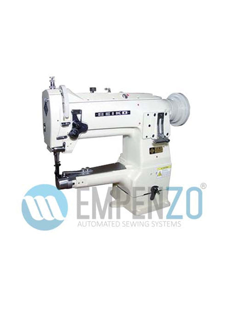 LSC series Single needle, High speed, Narrow Cylinder bed, Horizontal axis hook, Compound feed and walking foot, Reverse stitch, Lockstitch machines. - Empenzo Automated Sewing Systems