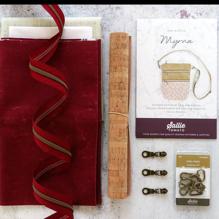 Myrna Zippy Crossbody Bag Pattern Kit