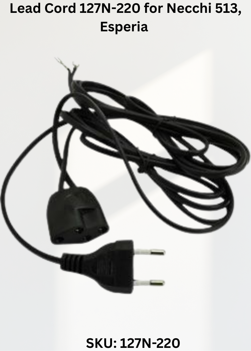 Lead Cord 127N-220 — Fits Necchi 513