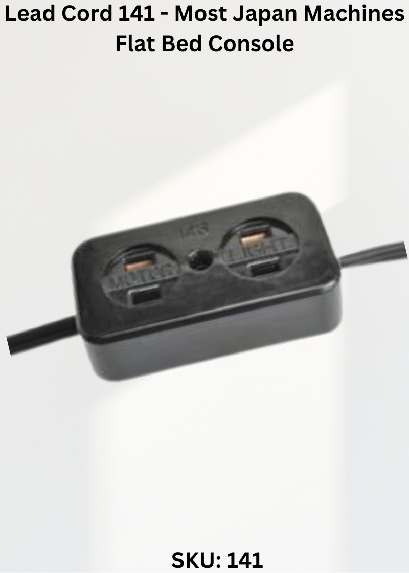 Lead Cord-Most Japan Machines Flat Bed Console