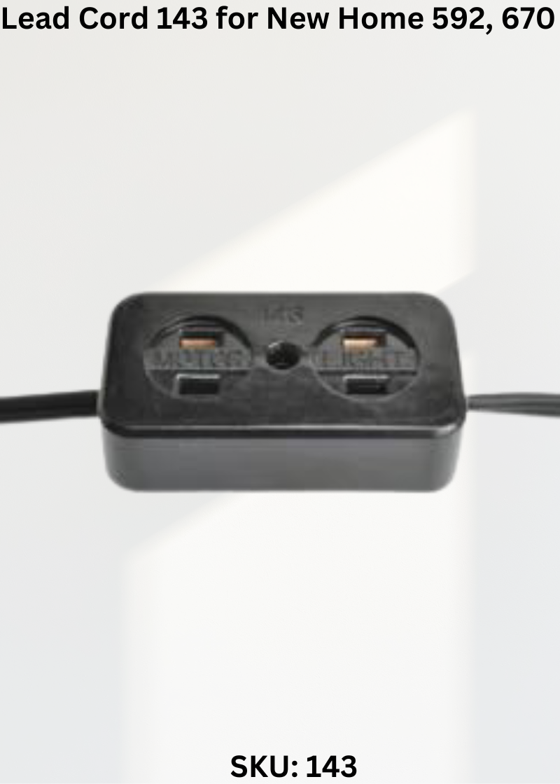 Lead Cord 143 — Fits New Home 1351, 1561, 1681, 1781 & more
