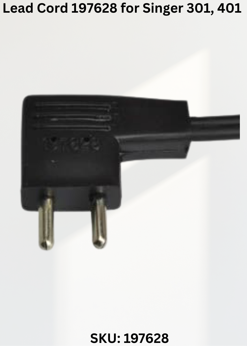 Lead Cord 197628 — Fits Singer 301, 401, 403, 404