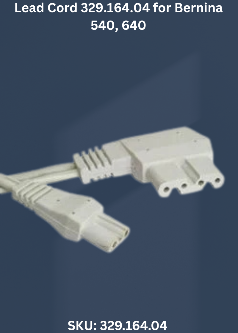Lead Cord 329.164.04 — Fits Bernina 540, 640, 642, 707 & more