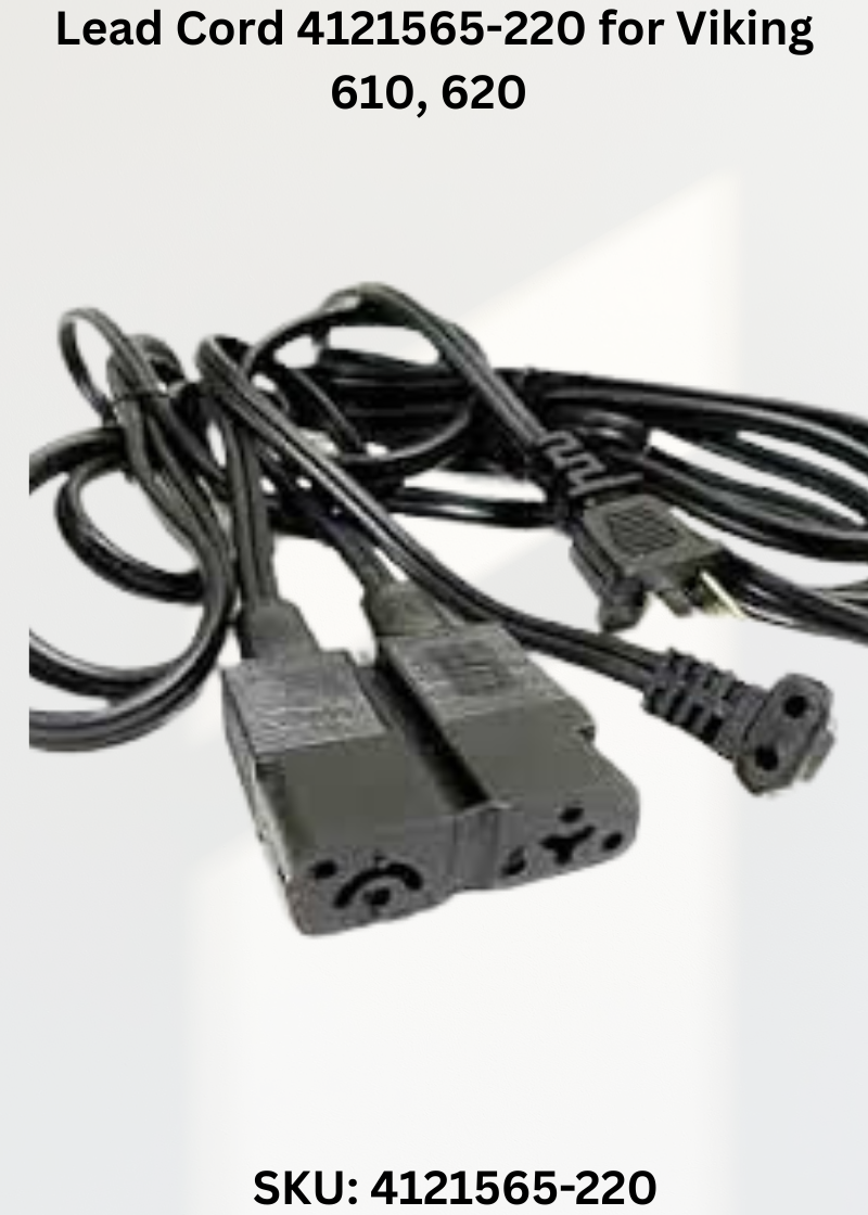Lead Cord 4121565-220 — Fits Viking 610, 620, 630, 630NS & more