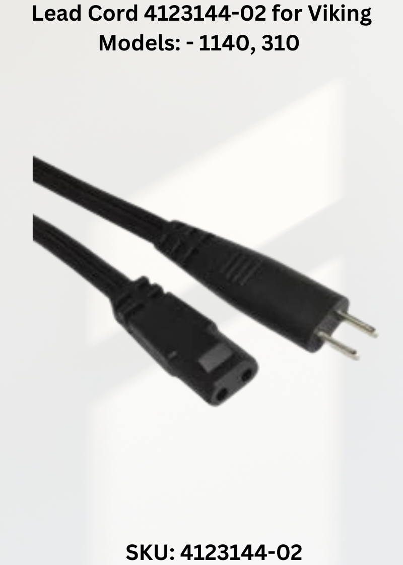 Lead Cord 4123144-02 — Fits Viking 1140, 310, 320, 330 & more
