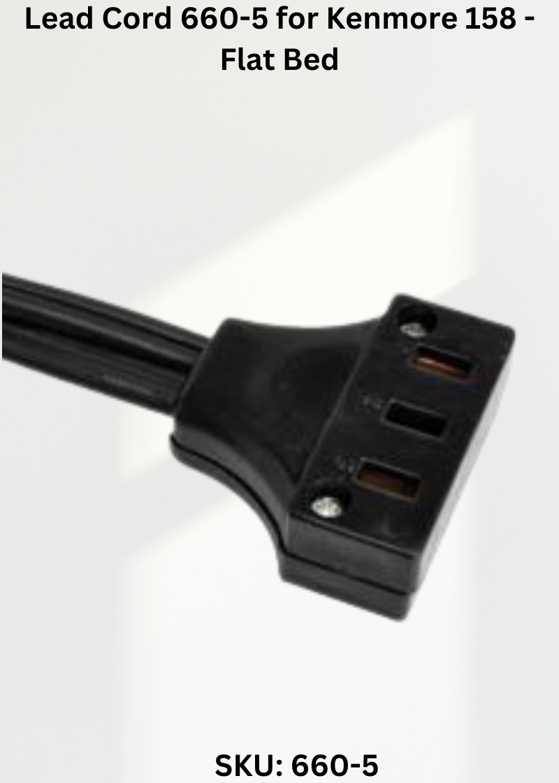 Lead Cord 660-5 — Fits Kenmore 158-FLAT BED & more