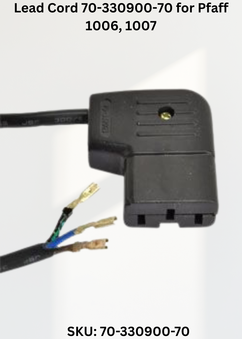 Lead Cord 70-330900-70 — Fits Pfaff 1006, 1007, 1010, 1025 & more