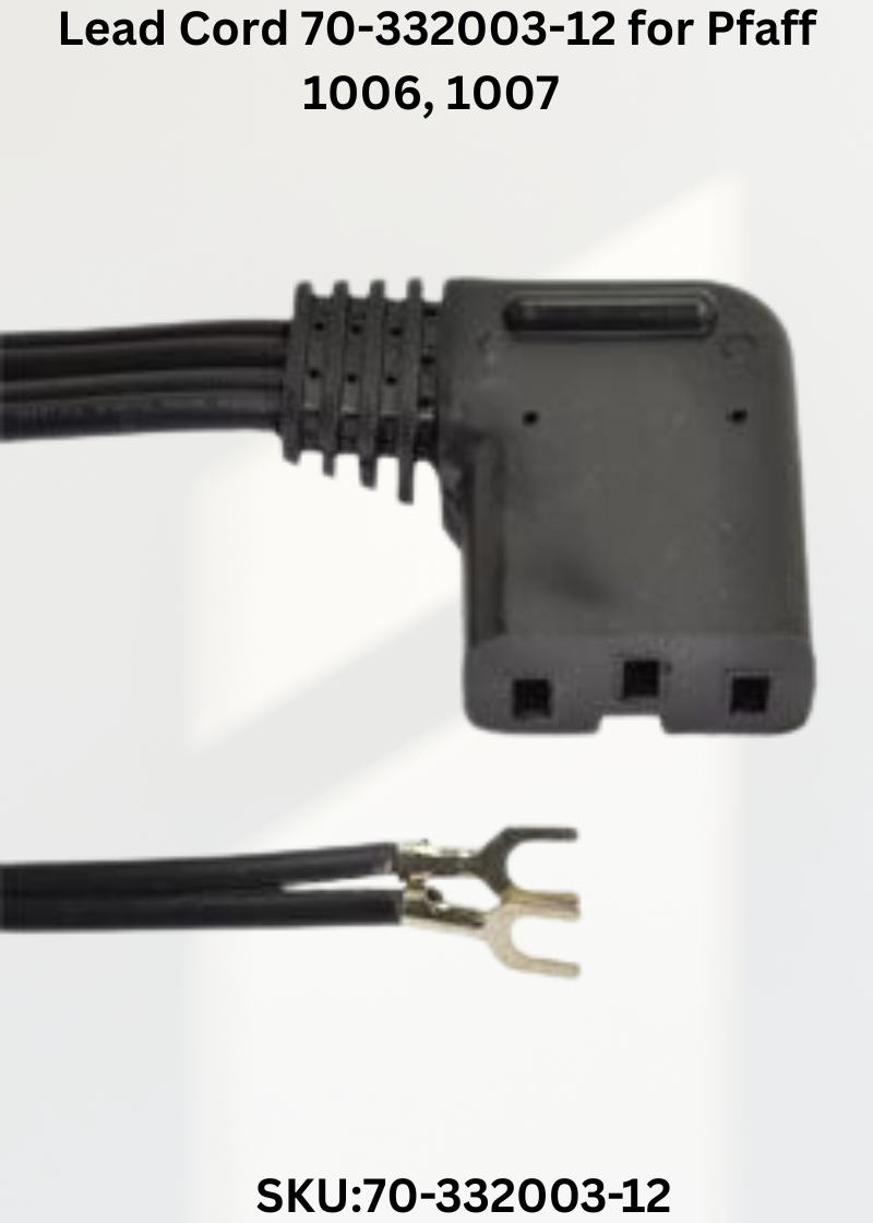 Lead Cord 70-332003-12 — Fits Pfaff 1006, 1007, 1051, 1151 & more