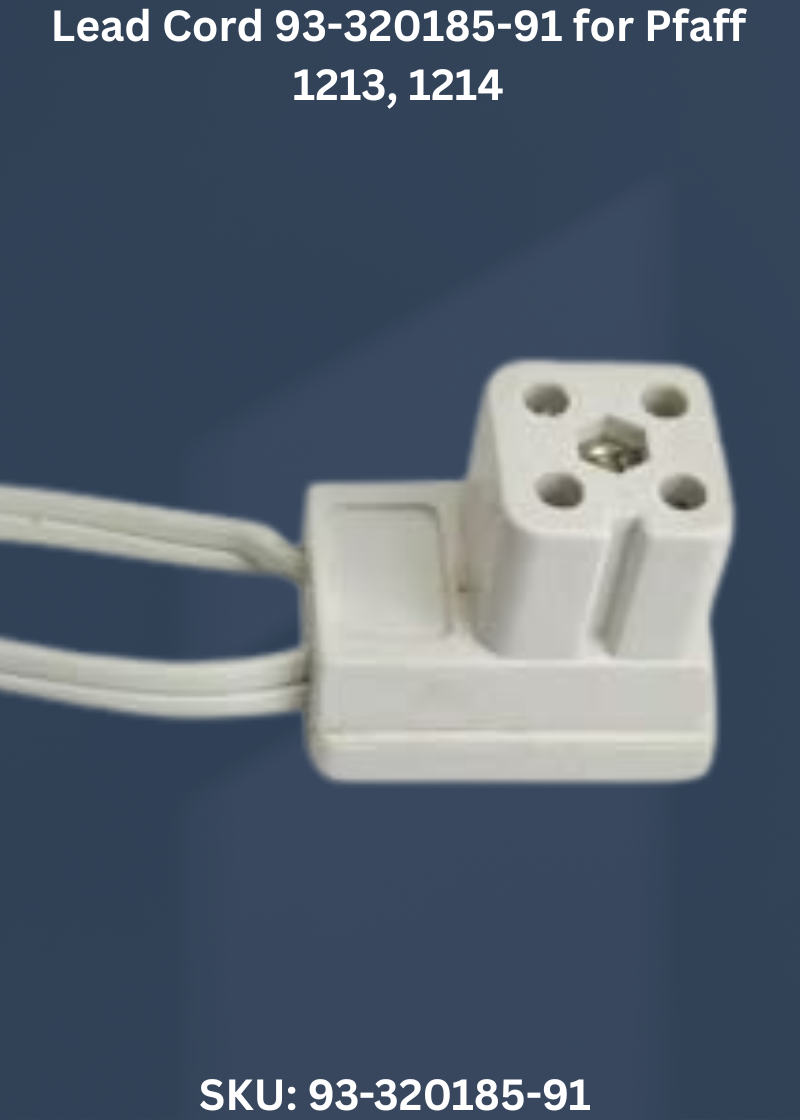 Lead Cord 93-320185-91 — Fits Pfaff 1213, 1214, 1216, 1217 & more