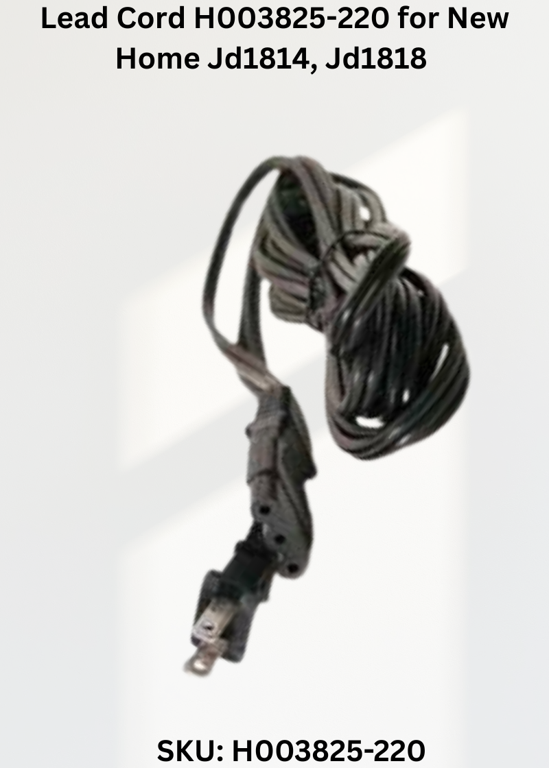 Lead Cord H003825-220 — Fits New Home 1010, 2002, 2004, 2006 & more