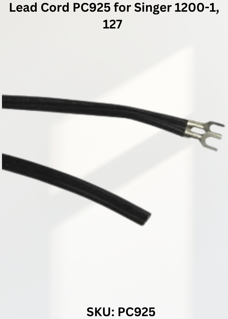 Lead Cord PC925 — Fits Singer 1200-1, 127, 128, 15-30 & more