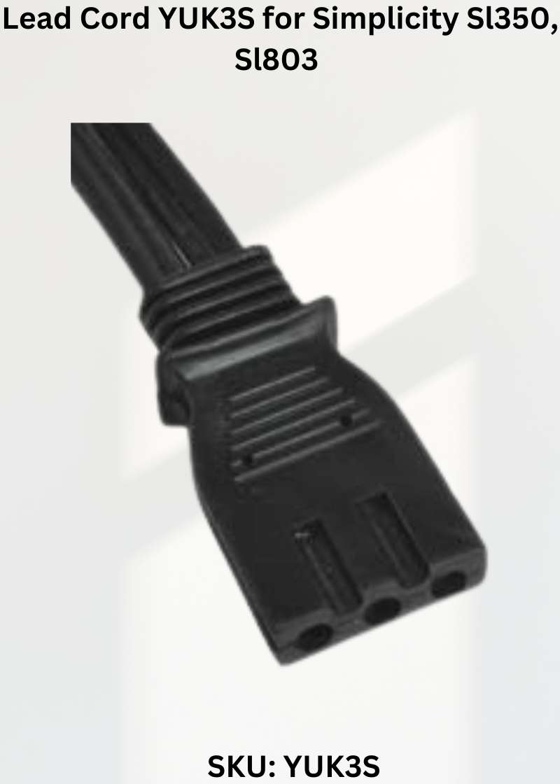 Lead Cord YUK3S — Fits Simplicity BL1000, BL1506, BL1750, BL2000 & more