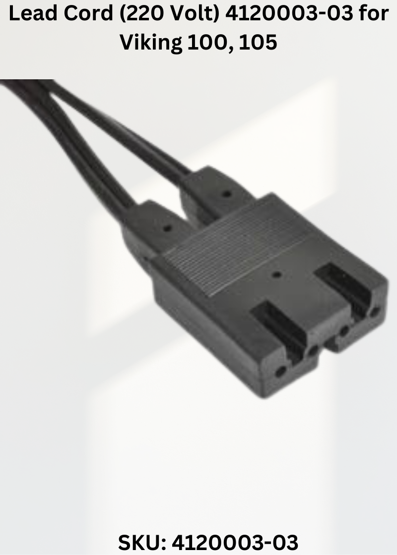 Lead Cord 4120003-03 — Fits Viking 100, 105, 120, 150 & more