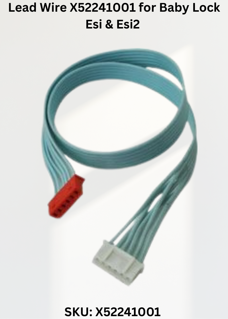 Lead Wire X52241001 — Fits Baby Lock ESI2 & more
