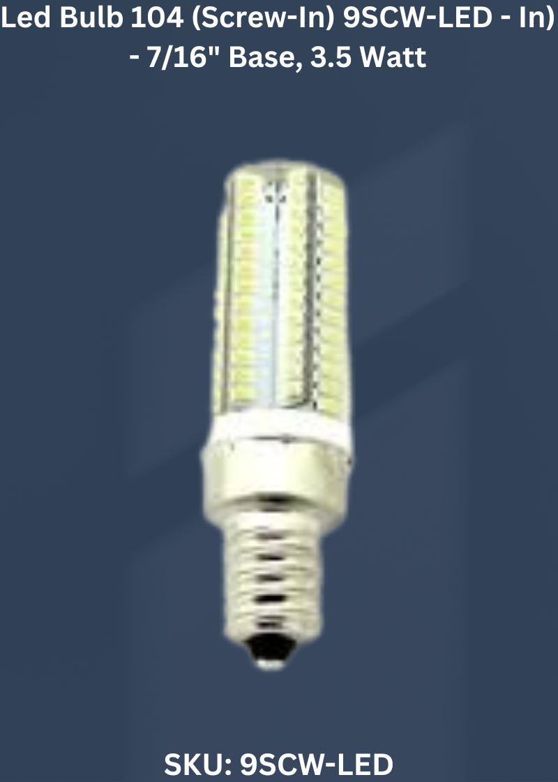 Led Bulb-In-Base, Watt