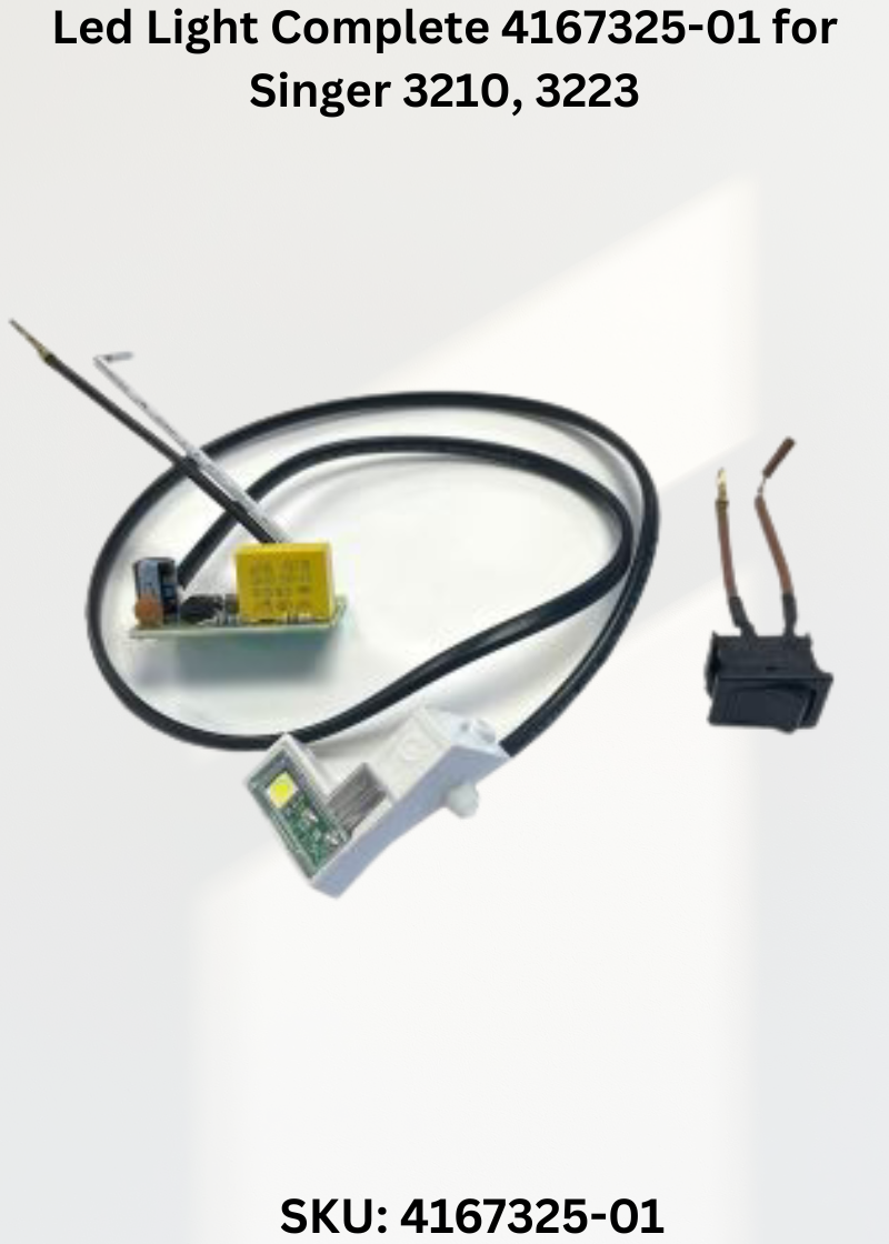Led Light Complete 4167325-01 — Fits Singer 3210, 3223, 3229, 3333 & more