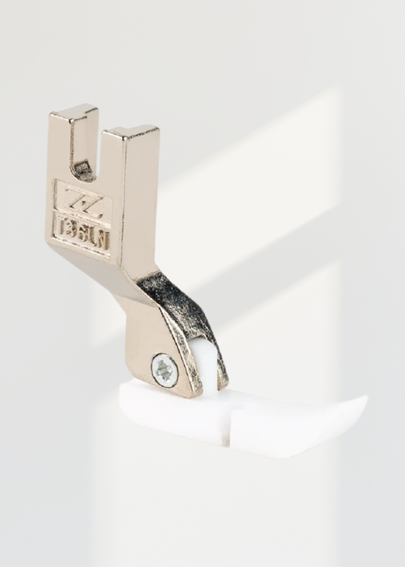 Left Cording Non-Stick Sewing Machine Foot (31358HNT) – Perfect for Vinyl & Leather