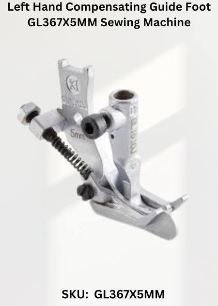 Left Hand Compensating Guide Foot GL367X5MM for Juki LU-2212N-7 Sewing Machine