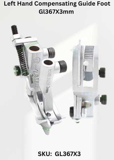 Left Hand Compensating Guide Foot Gl367X3mm for Juki LU-2212N-7 Sewing Machine