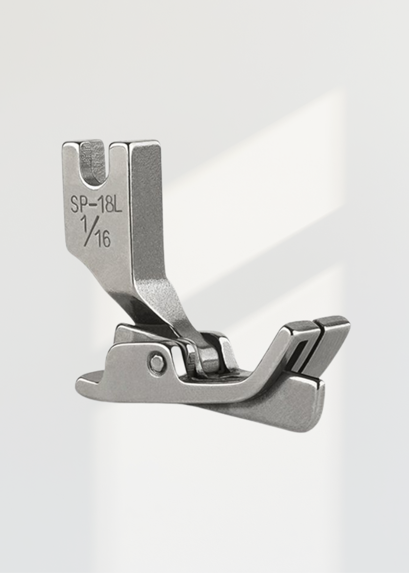 Left Hinged Edge Guide Presser Foot 1/16" for Sewing Machines – SP-18