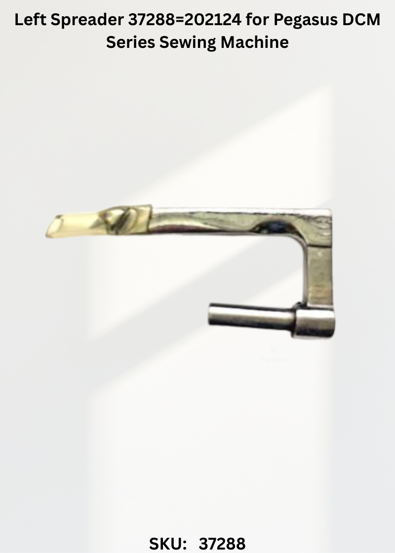 Left Spreader 202124=Y37288 for  Pegasus DCM Series and Pegasus DCM-204S1 Sewing Machines
