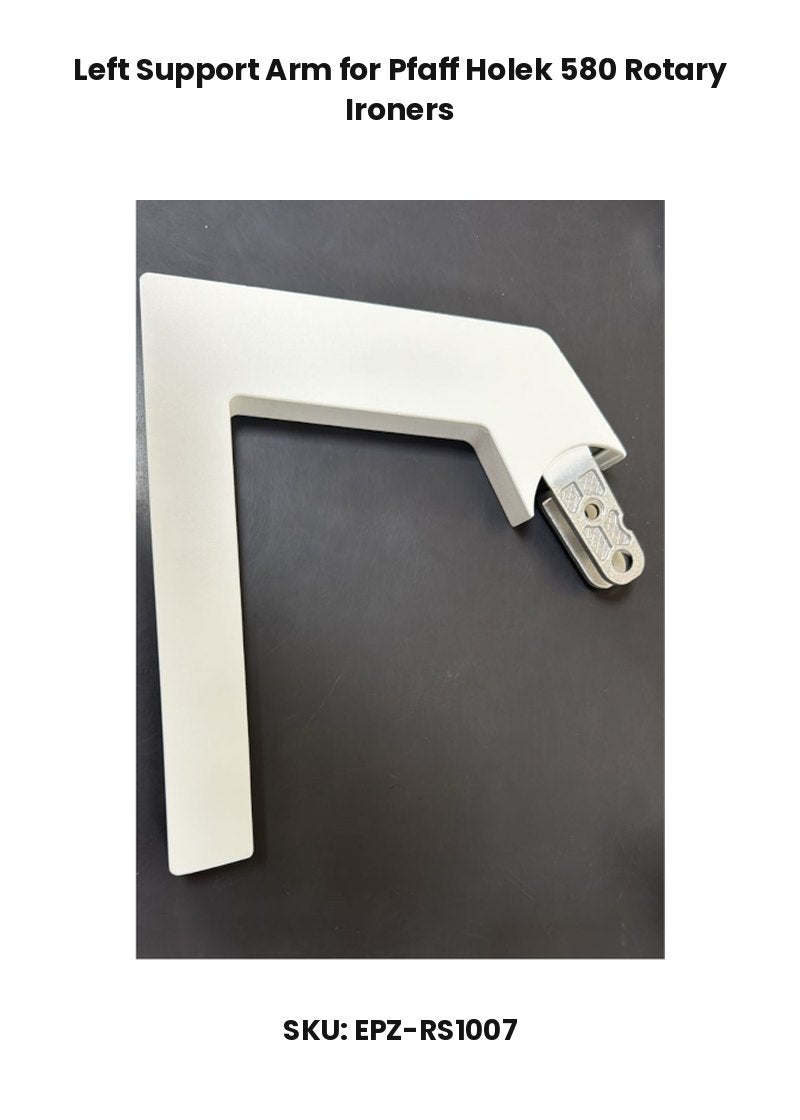 Left Support Arm for Pfaff Holek 580 Rotary Ironers