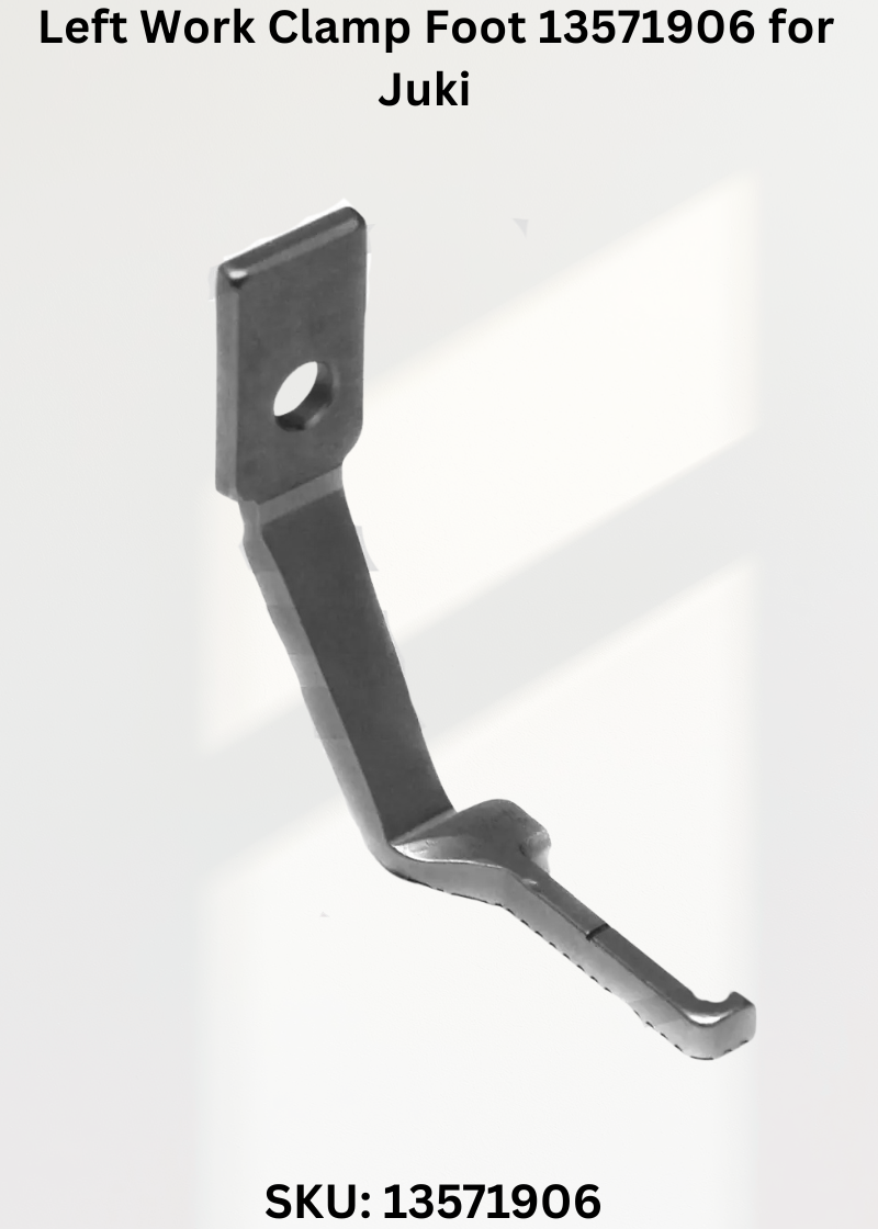 Left Work Clamp Foot 13571906 for Juki LK-1900AN and Juki LK-1900 Sewing Machines