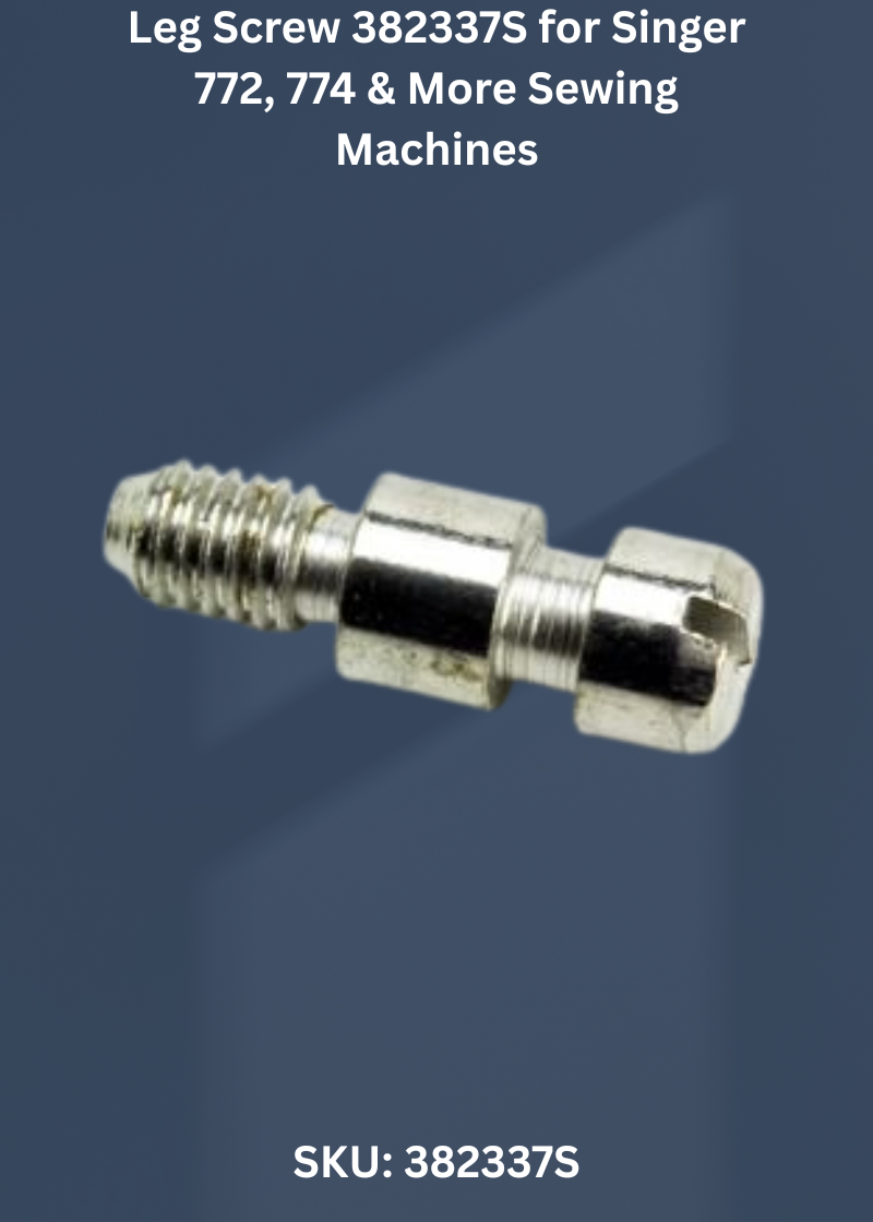 Leg Screw 382337S for Singer 772, 774 & More Sewing Machines