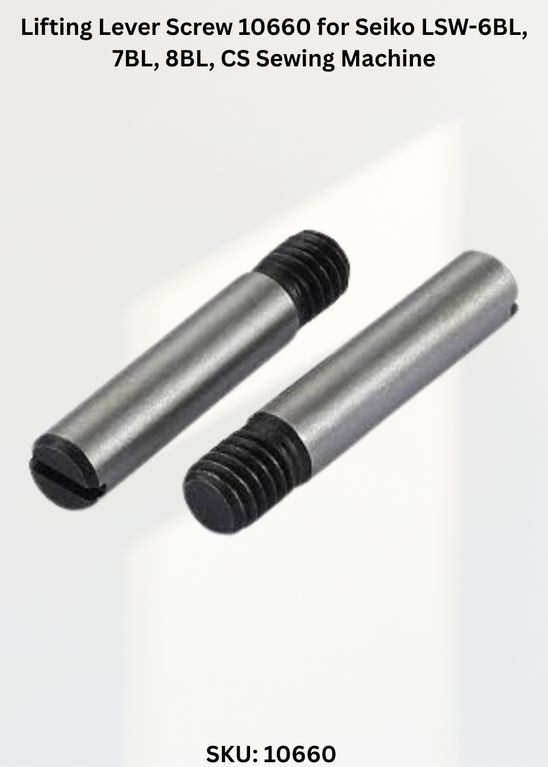 Lifting Lever Screw 10660 for Seiko LSW-6BL, 7BL, 8BL, CS Sewing Machine