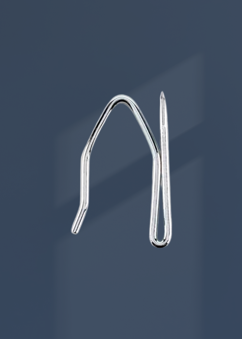 Light-Duty Round Drapery Hooks - 1" - 1,000/Pack