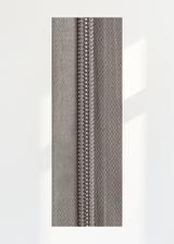 #3 Nickel Metallic Nylon Coil Continuous Zipper Roll - 3 Yds.