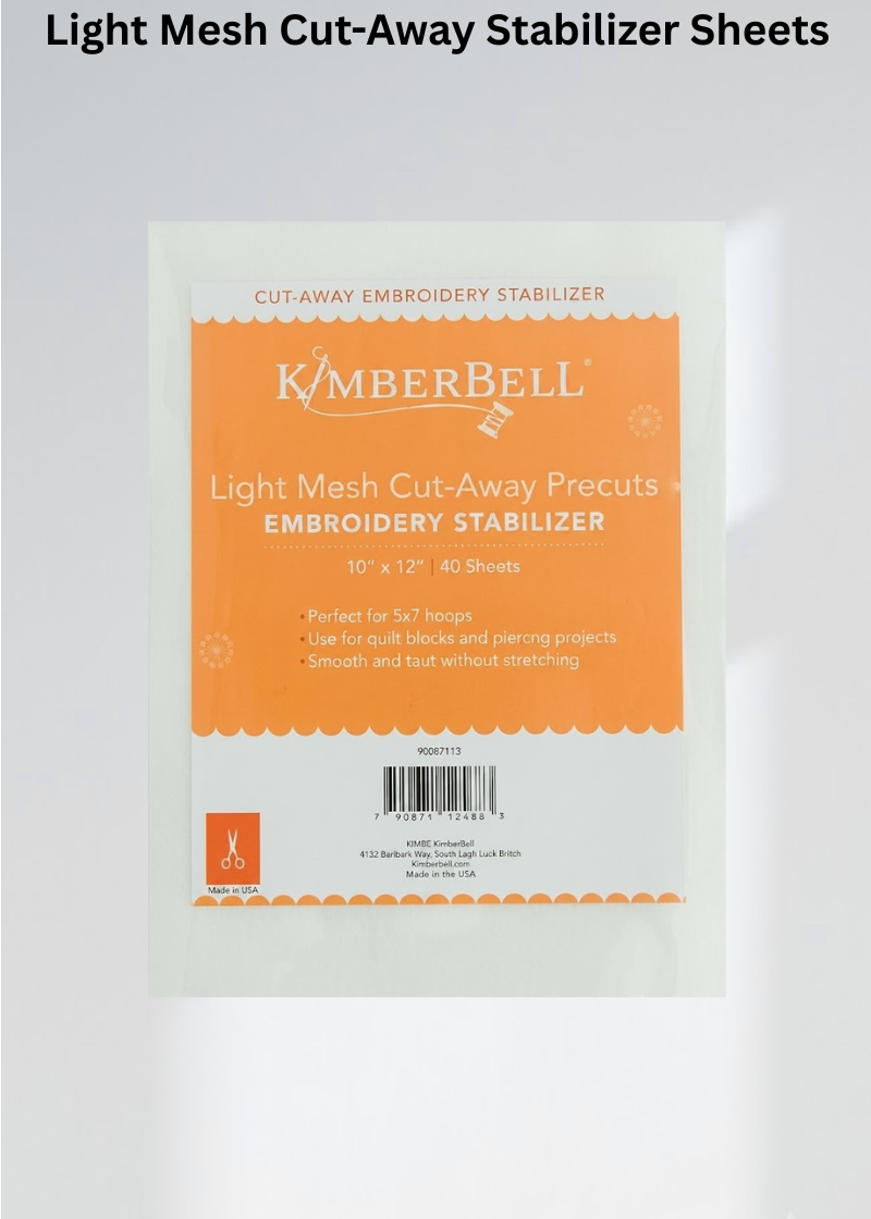 Light Mesh Cut-Away Stabilizer Sheets
