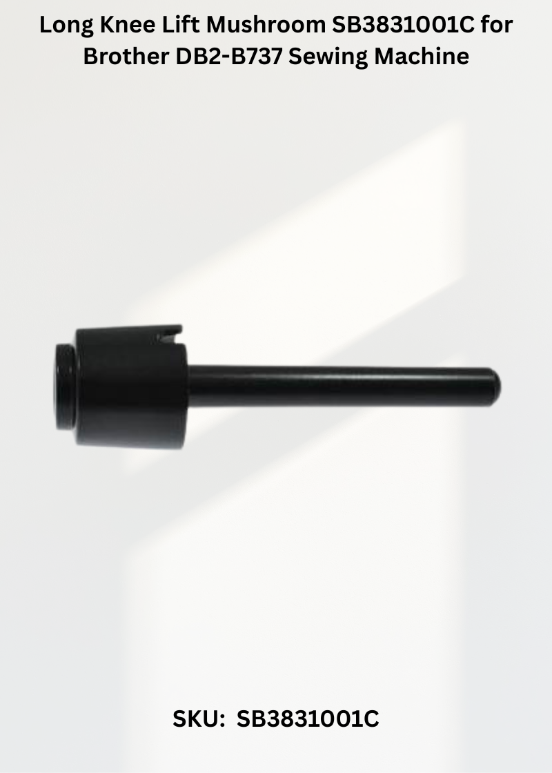 Long Knee Lift Mushroom SB3831001C for Brother DB2-B737 Sewing Machine