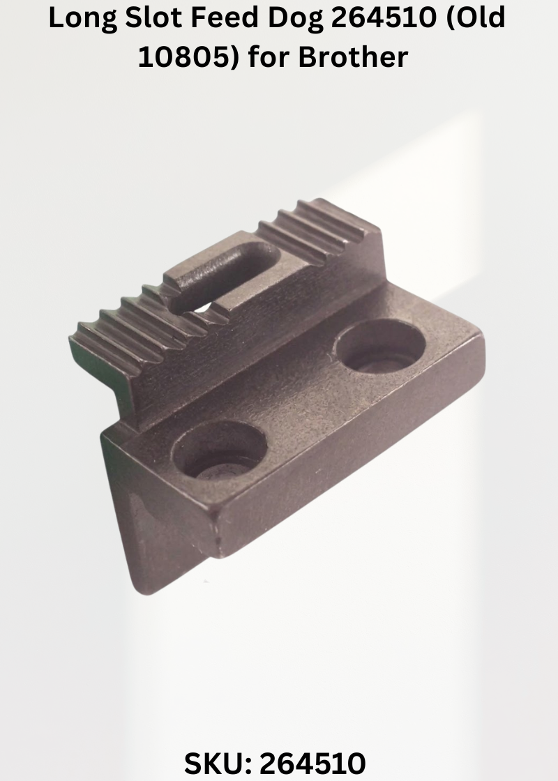 Long Slot Feed Dog 264510 (Old 10805) for Brother LS2-B837 and Singer 111W Sewing Machines