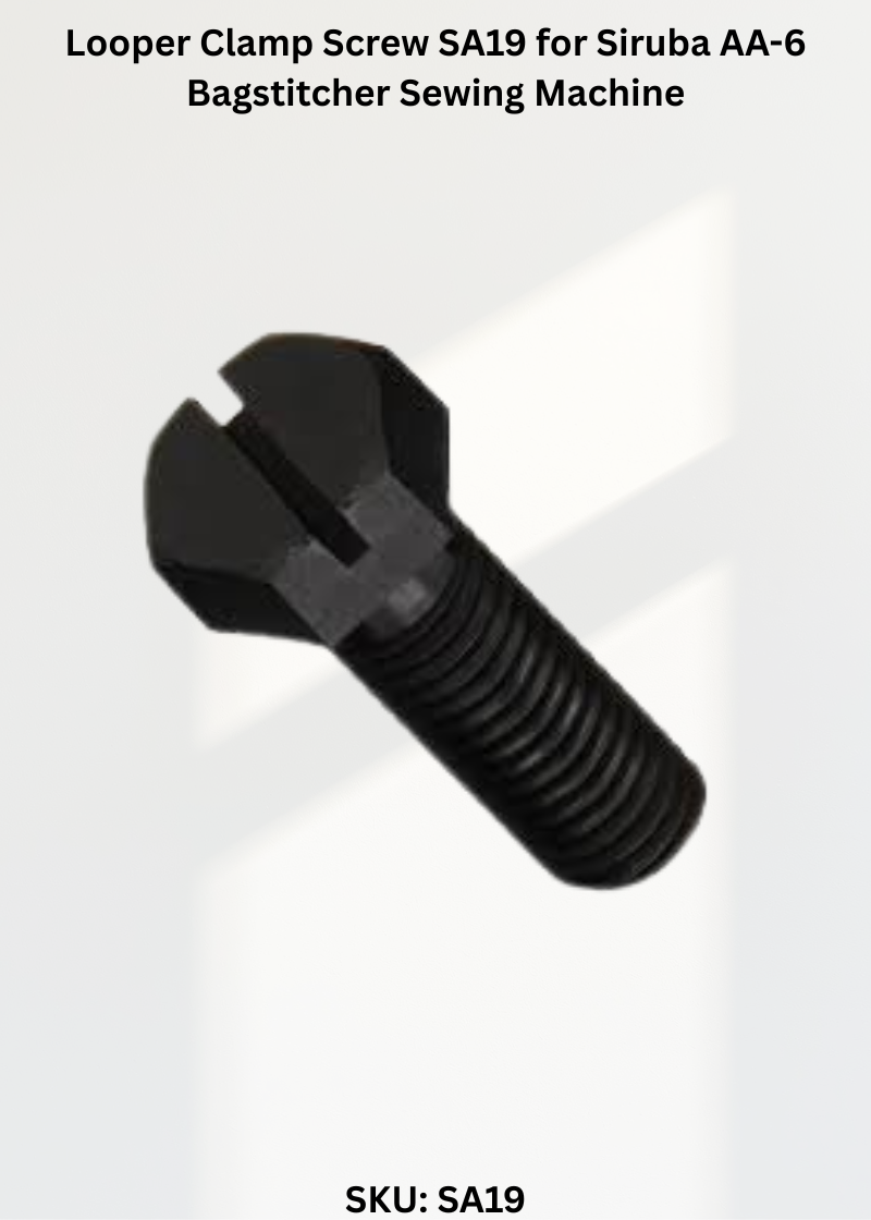 Looper Clamp Screw SA19 for Siruba AA-6 Bagstitcher Sewing Machine