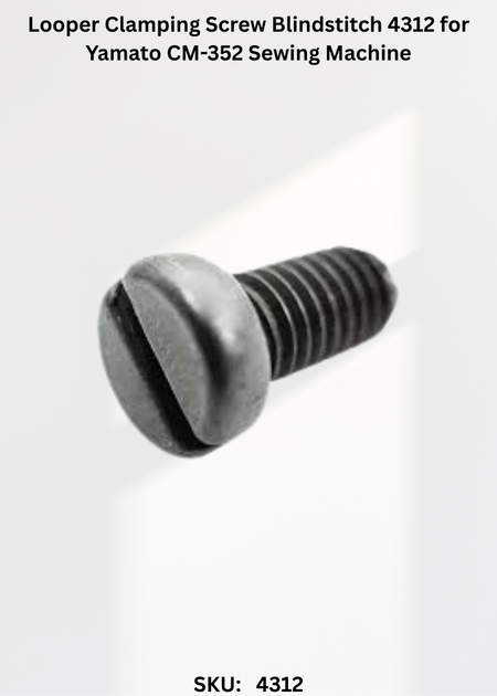 Looper Clamping Screw Blindstitch 4312 for Yamato CM-352 Sewing Machine