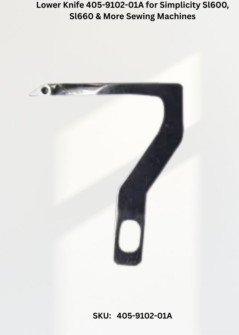 Lower Knife 405-9102-01A — Fits Simplicity BL3-318, BL3-407, BL3-416, BL3-417 & more