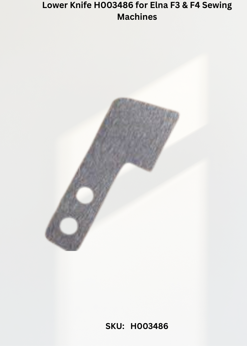 Lower Knife H003486 — Fits Elna F3, F4
