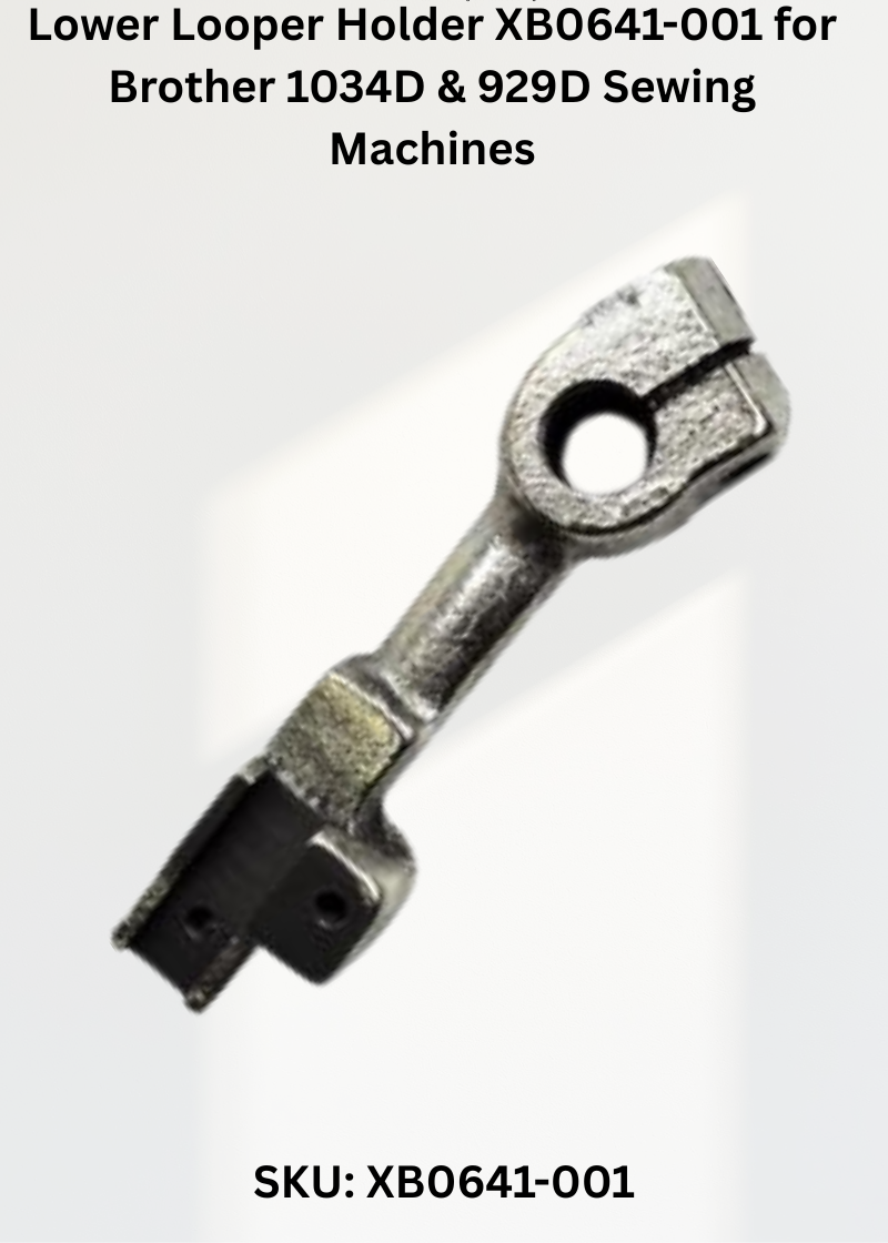 Lower Looper Holder XB0641-001 — Fits Brother 1034D, 929D